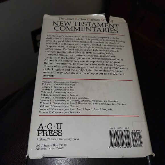 LUKE Coffman THE JAMES BURTON COFFMAN COMMENTARIES Hardcover #3 - Picture 14 of 15